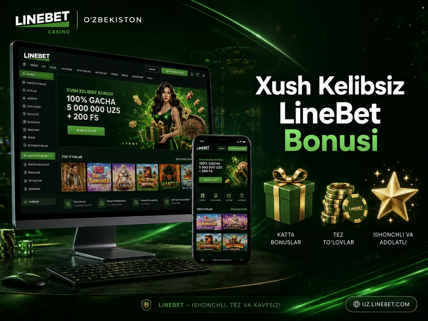 Xush kelibsiz bonusi
