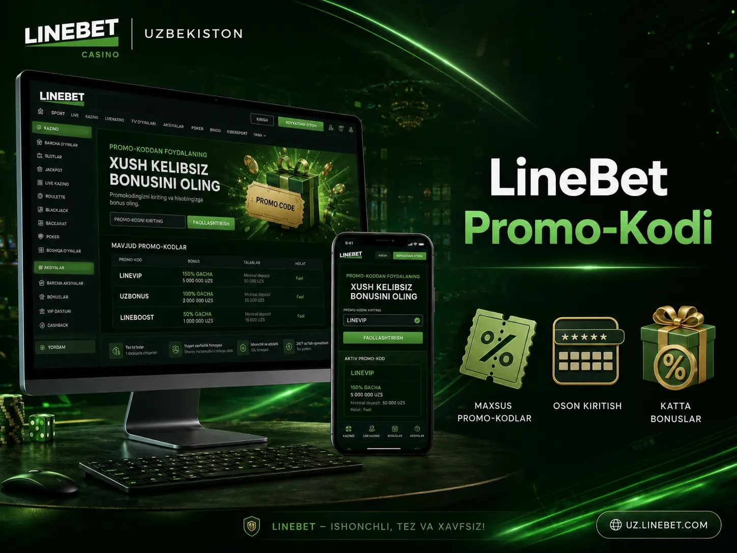 LineBet promo-kodi 2026