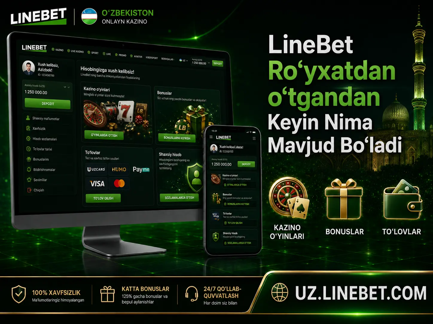 Ro'yxatdan o'tgandan keyin